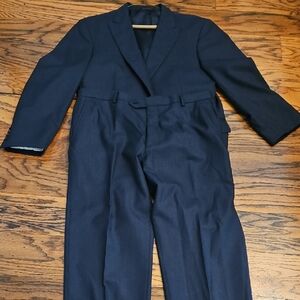 Jos. A. Bank Navy Striped Suit